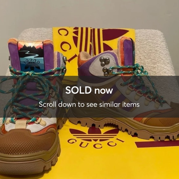 [SOLD] Gucci X Adidas Sneaker Boot - Size 36 (US 5.5) - Picture 1 of 16